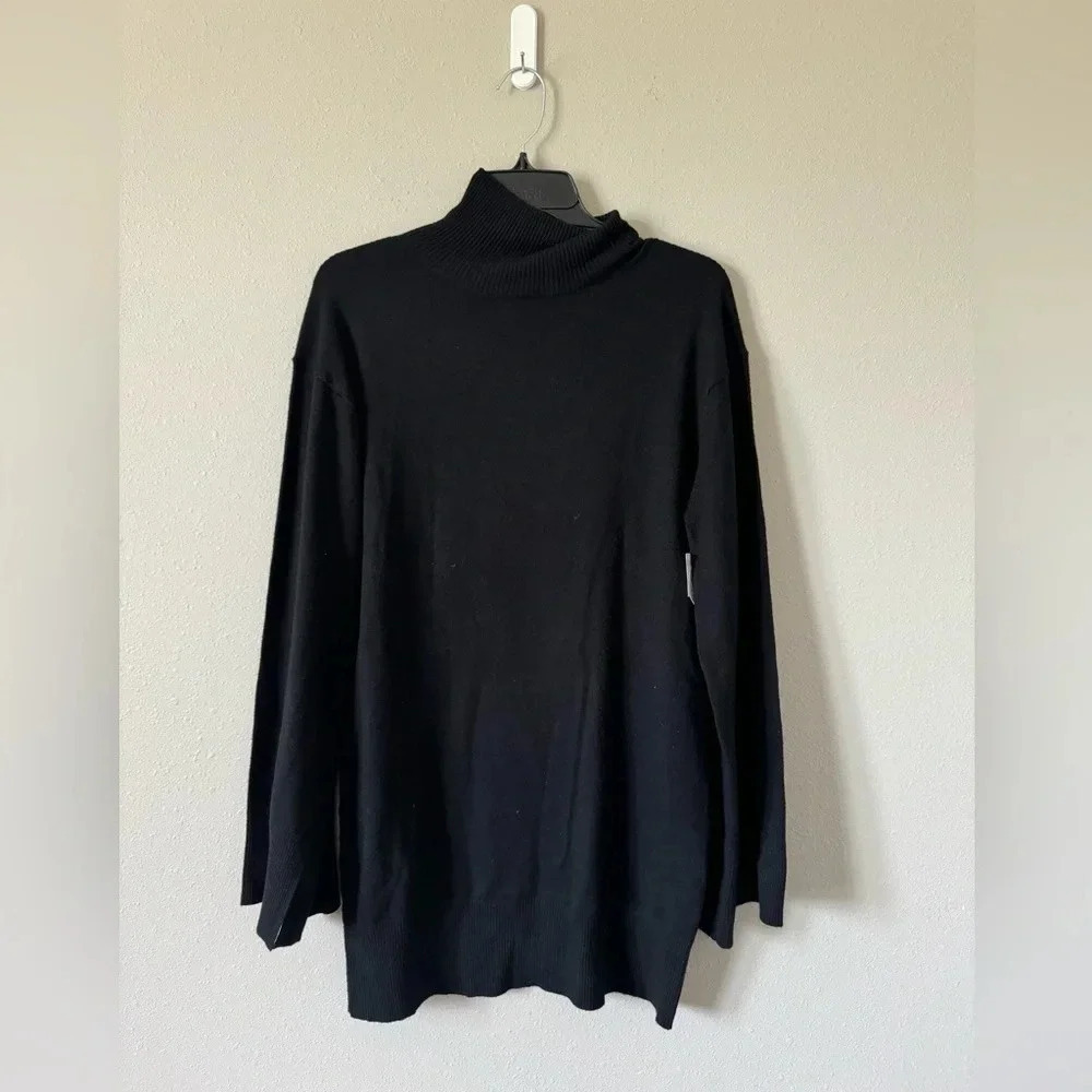 Steve Madden Black Turtleneck Sweater XS